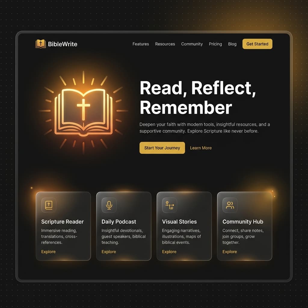 BibleWrite web preview